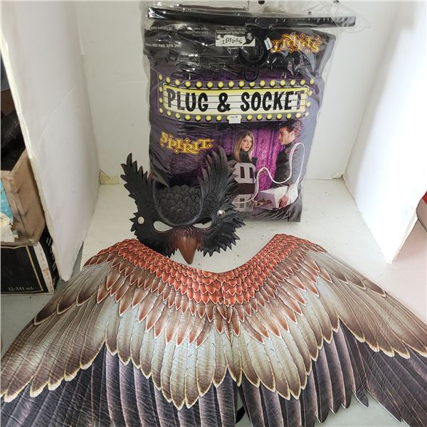 Adult Hallowe'en Costumes - Plug & Socket + Fantasy Bird Cosutme