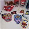 Image 6 : Lot of Collectible Items - Patches, Glasses +++