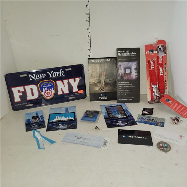 Lot of New York FDNY & 9/11 Collecitble Items