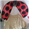 Image 1 : Lady Bug Hallowe'en Costume & Golden Goddess Costume (Large/XL)