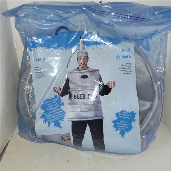 Adult Beer Keg Hallowe'en Costume