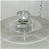 Image 2 : Beautiful Glass Cake Stand with Lid (not anchor hocking)