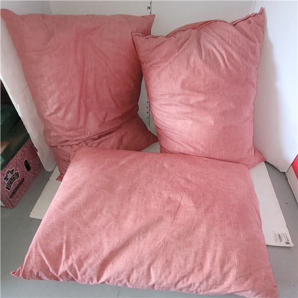 Lot of 3 New Feather Pillows