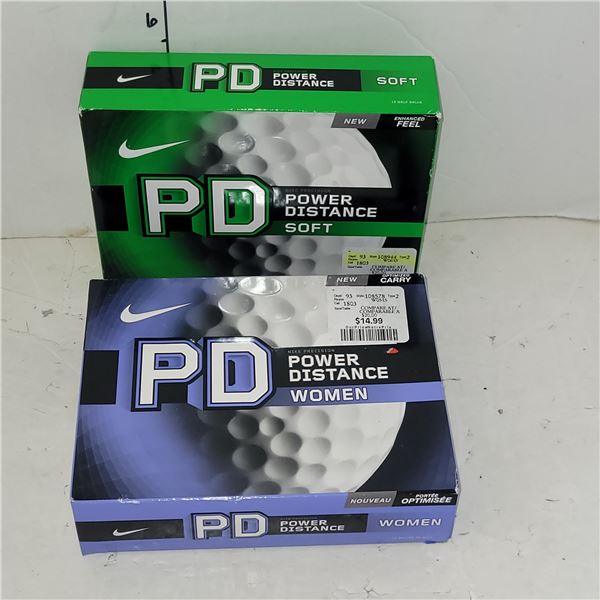 2 Boxes of New Golf Balls Nike