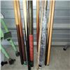 Image 2 : Lot of Adult and Child Size Pool Cues