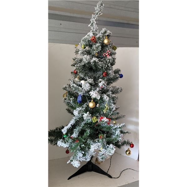4 Foot Lighted and Decorated Christmas Tree - Just Plug in and enjoy!