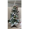 Image 1 : 4 Foot Lighted and Decorated Christmas Tree - Just Plug in and enjoy!