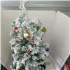 Image 3 : 4 Foot Lighted and Decorated Christmas Tree - Just Plug in and enjoy!