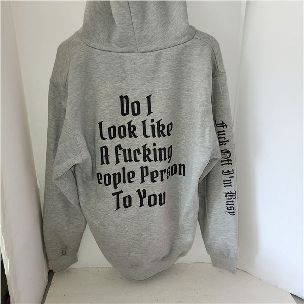 Hoodie for People Who Don't Like People! Size Medium
