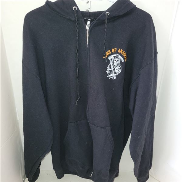 Sons of Anarchy Zippered Hoodie Sz XL