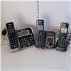 Image 1 : Set of 2 Panasonic Cordless Telephones - Landlines are coming back into style!!! Yes they are!