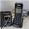 Image 4 : Set of 2 Panasonic Cordless Telephones - Landlines are coming back into style!!! Yes they are!