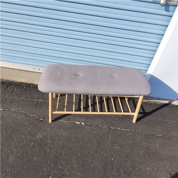 Grey Wooden Hallway or Bed Bench - Will need a bit of tightenting