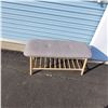 Image 1 : Grey Wooden Hallway or Bed Bench - Will need a bit of tightenting