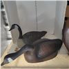 Image 1 : Nice Lot of 17 Canada Goose Stackable Decoys | Comes w/ Sticks in a Burlap Bag