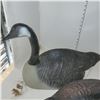 Image 2 : Nice Lot of 17 Canada Goose Stackable Decoys | Comes w/ Sticks in a Burlap Bag