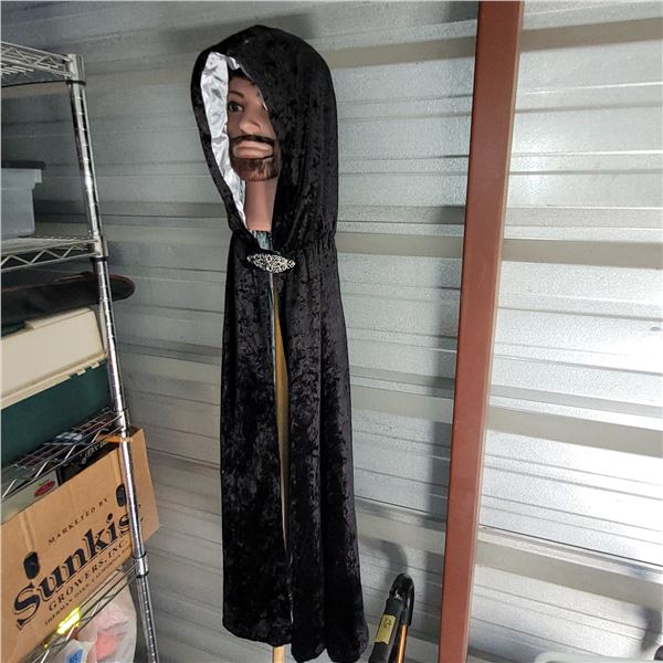 New Hallowe'en Thick Sorcerer Cloak - Sze 7-8