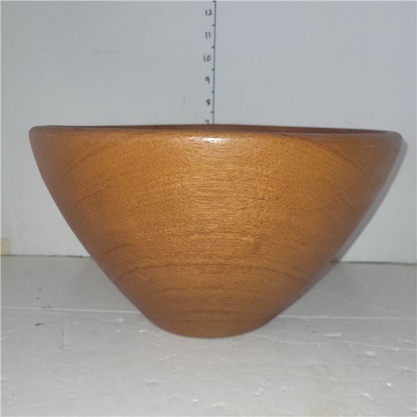 Vintage Handcrafted Teak Salad Bowl