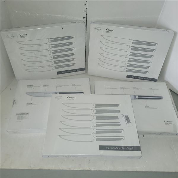 5 New Classic Steak Knife Sets