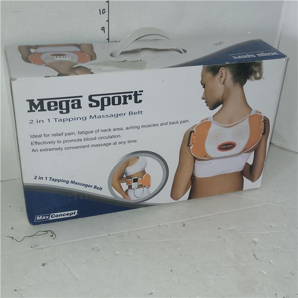 New Mega Sports 2 in 1 Tapping Massage Belt