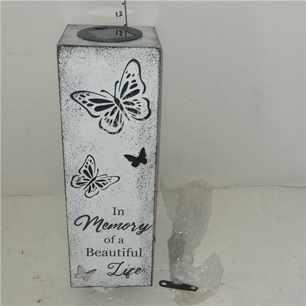 New Solar Lighted Garden Memorial Decoration