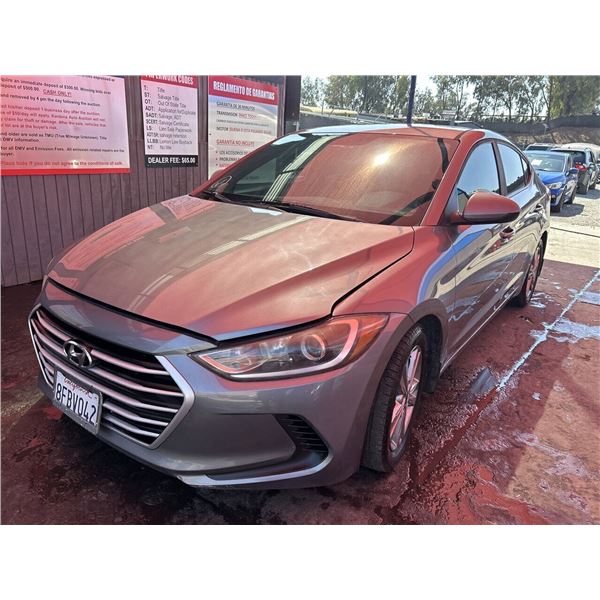 2018 HYUNDAI ELANTRA