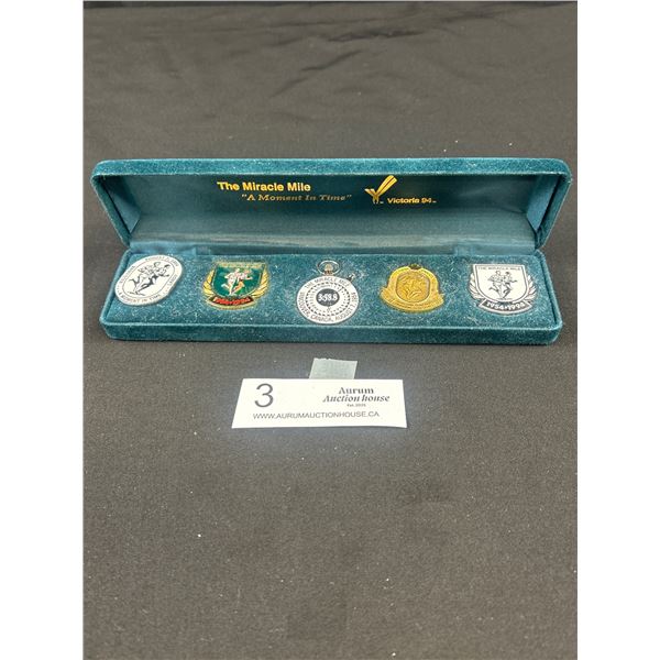 40th Anniversary Miracle Mile Pin Set In Original Case