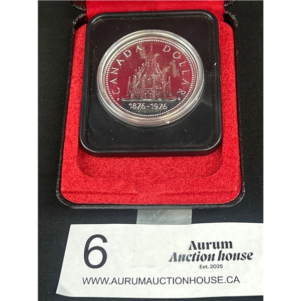 1976 Canadian Silver Dollar in Case