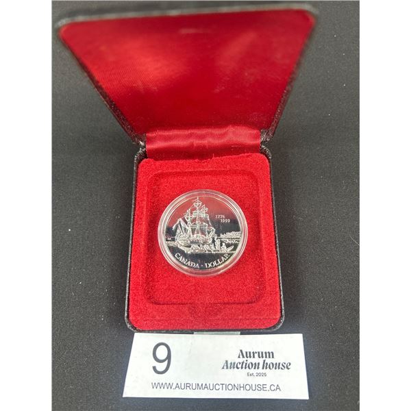 1999 Canadian Silver Dollar in Case