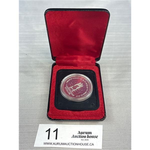 1977 Canadian Silver Dollar in Case
