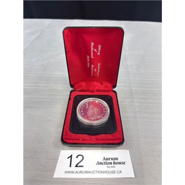 1976 Canadian Silver Dollar in Case