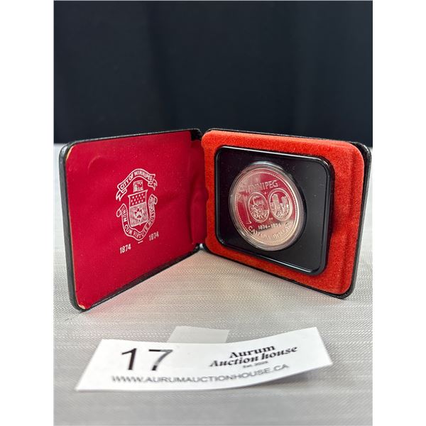 1974 Canadian Silver Dollar in Case