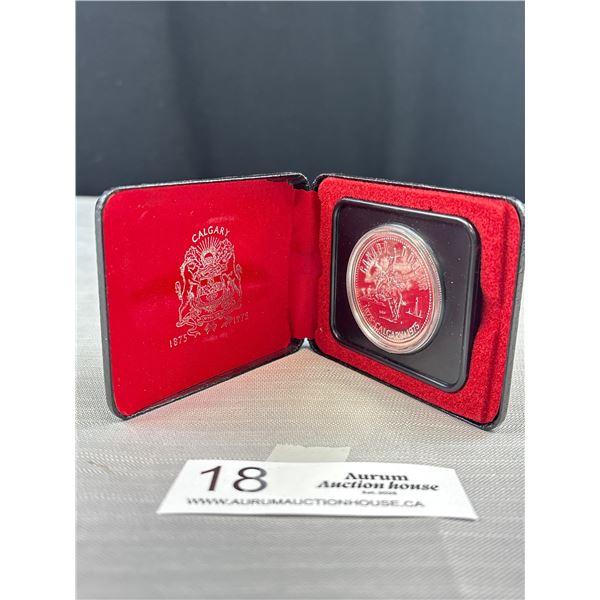 1975 Canadian Silver Dollar in Case