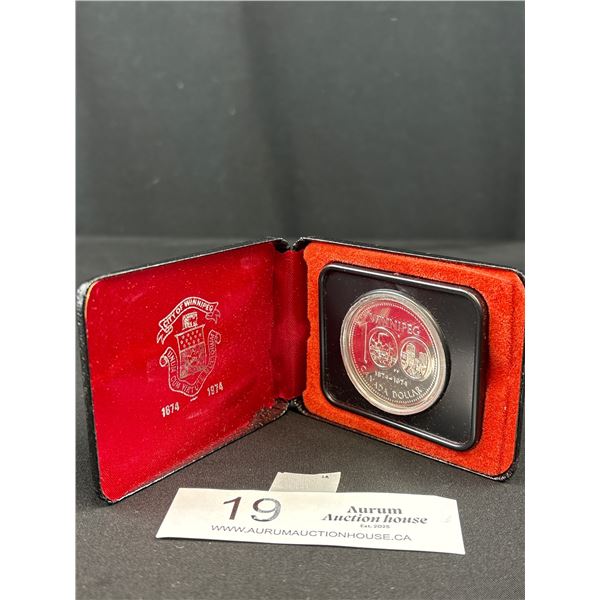 1974 Canadian Silver Dollar in Case