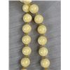 Image 3 : Designer Signed "Joan Rivers" Gold Bead + Celluloid Necklace