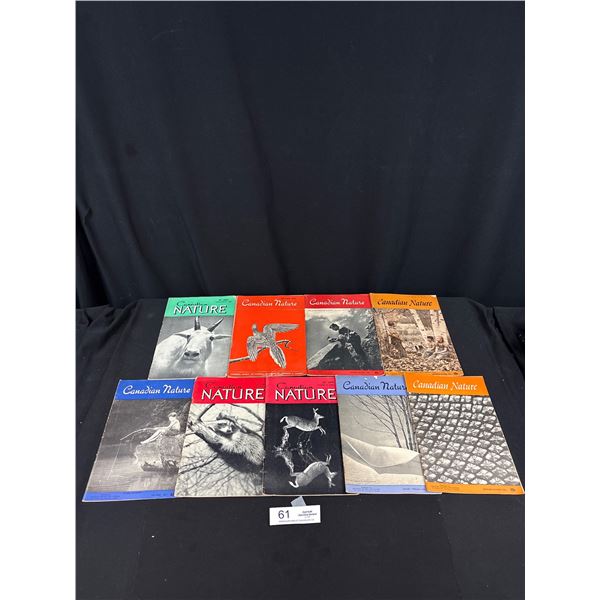 9 Canadian Nature Magazines 1940s + 50s