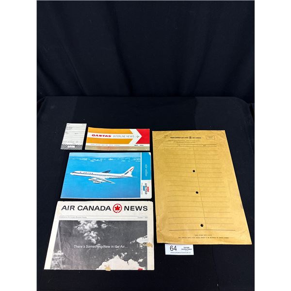 Airline (Vintage) Paper Ephemera Lot