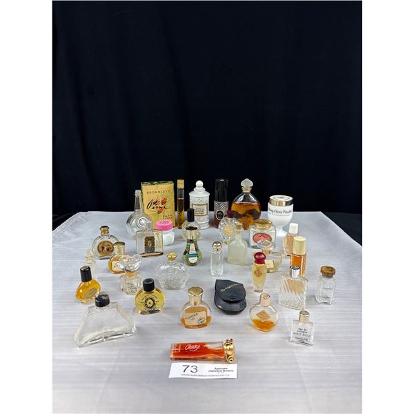 Box of Vintage Perfume Bottles