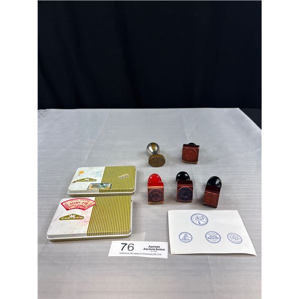 Coin and Royal Bank of Canada Ink Stamps and Pads