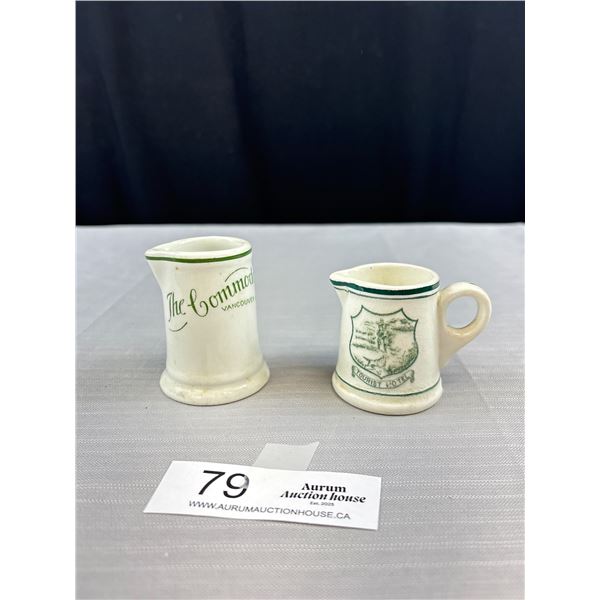 The Commodore and Tourist Hotel Creamers