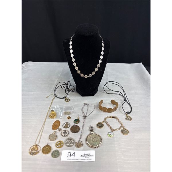 Lot of Assorted Coin Jewelry