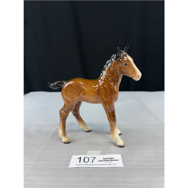 Vintage 6" Tall Porcelain Beswick Horse
