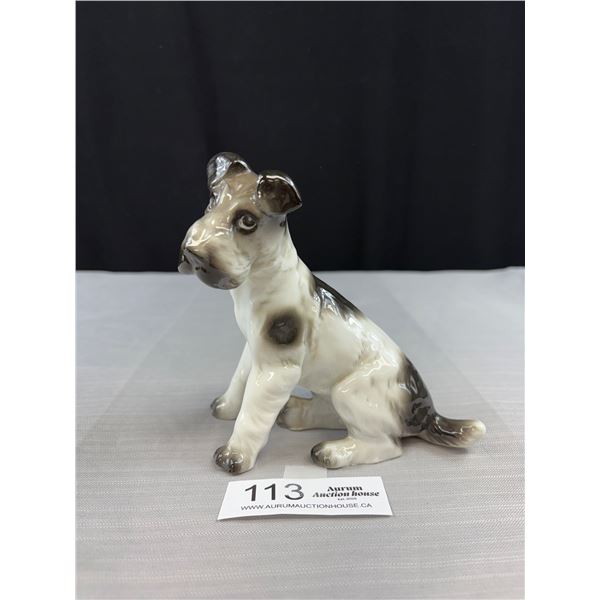 Vintage Royal Copenhagen 6" Tall Porcelain Dog