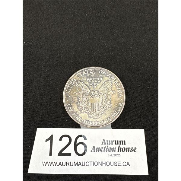 1990 Pure Silver Walking Liberty 1 Ounce Coin