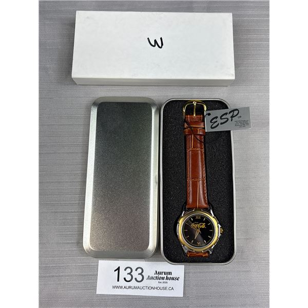 Brand New Still in Package Mens Coca Cola Wristwatch