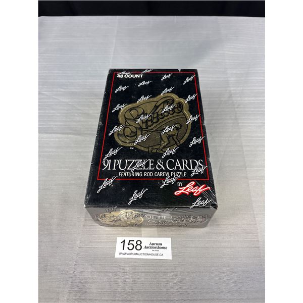 Still Sealed Unopened 91 Puzzle and Trading Cards