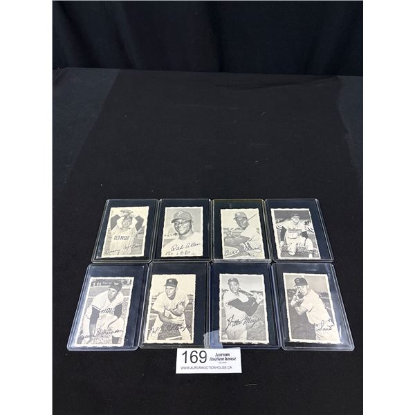 Lot of 8 Vintage Signed Baseball Cards/ Photos