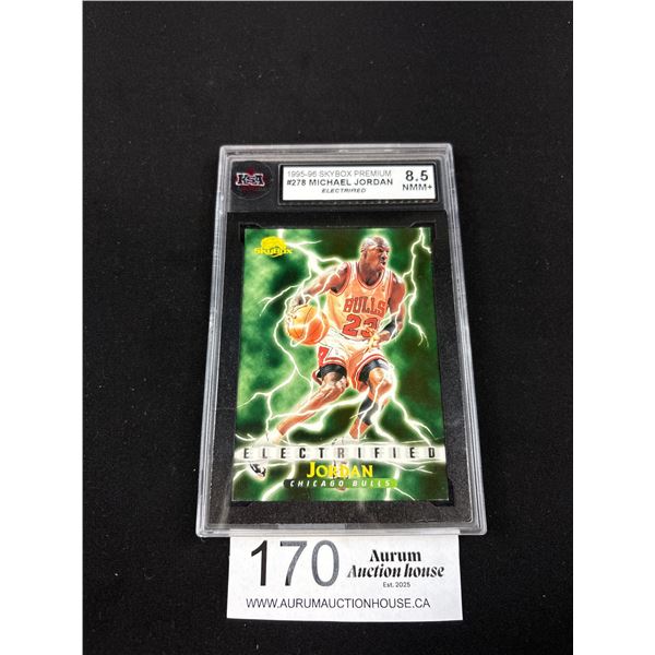Graded 8.5 Michael Jordan 1995-96 Trading Card