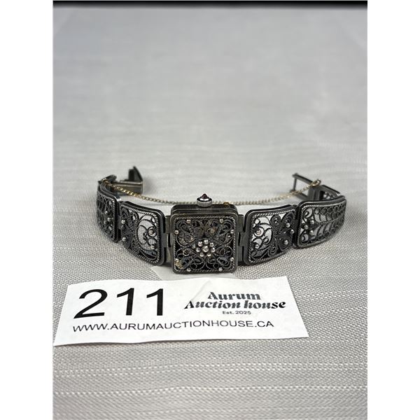 Absolutely Beautiful Silver Filigree Watch Quality (Needs Battery)