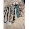 Image 3 : Full Vintage Necklaces w/ Display Semi Precious, Pearl, Enamel, Signed Designer, etc…Excell